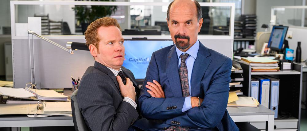 Bernd Stromberg (Christoph Maria Herbst) soll Ende 2025 sein Unwesen auf der Leinwand treiben. (Handout)