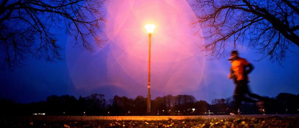 Nachts, wenn die Lampen leuchten...