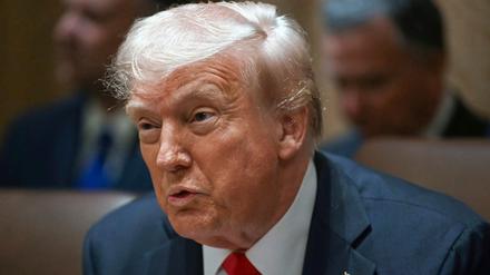 Trump hat während seiner ersten Kabinettssitzung nach seiner Wiederwahl über etliche Themen gesprochen - auch Zölle.