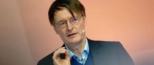Karl Lauterbach (SPD) spricht bei einer Veranstaltung.