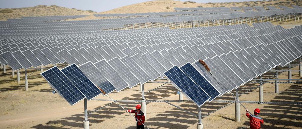 Chinas Ausbau bei Solaranlagen könnte 2025 langsamer vorangehen. (Archivbild)