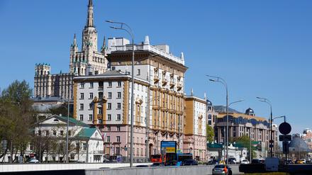 Der Altbau der US-Botschaft in Moskau ist ein beeindruckendes Gebäude im Stil des sowjetischen Klassizismus. (Archivbild)