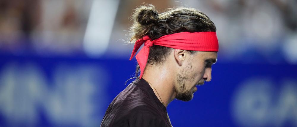 Aus im Achtelfinale von Acapulco: Alexander Zverev.