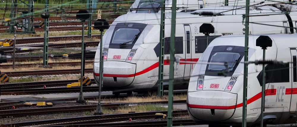 Züge der Deutschen Bahn.
