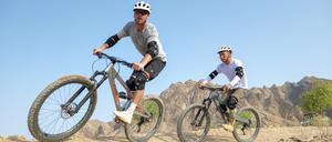 Abgestaubt: Radfahren in Hatta.