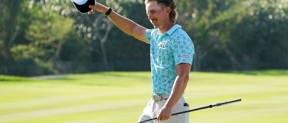 Jake Knapp hat beim Golfturnier in Florida eine seltene 59er-Runde gespielt.