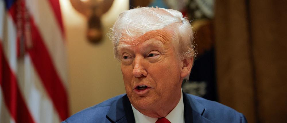 U.S. President Donald Trump hosts his first cabinet meeting with Elon Musk in attendance, Washington, D.C.,  U.S., February 26, 2025. REUTERS/Brian Snyder