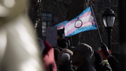 Demonstration für die Rechte von trans Menschen (Symboldbild).
