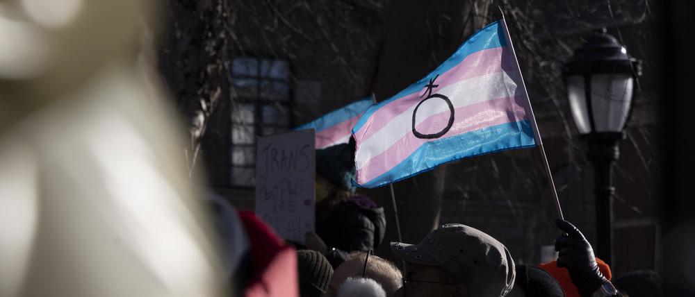 Demonstration für die Rechte von trans Menschen (Symboldbild).