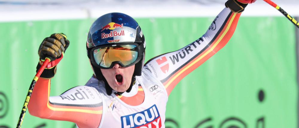 Feiert ihren ersten Podestplatz im Weltcup: Emma Aicher.