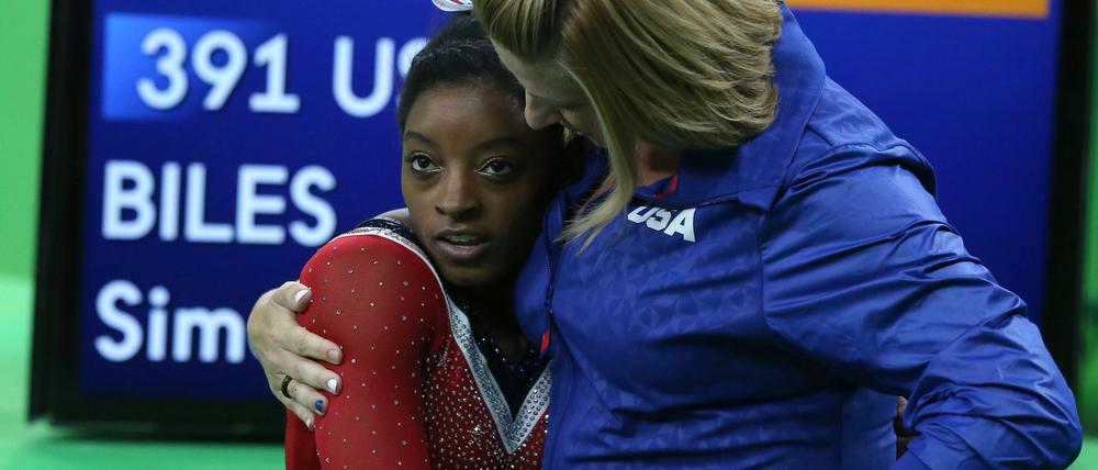 Aimee Boorman arbeitete bereits mit Turn-Superstar Simone Biles zusammen.