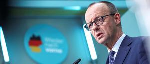 Friedrich Merz am Tag nach der Bundestagswahl.