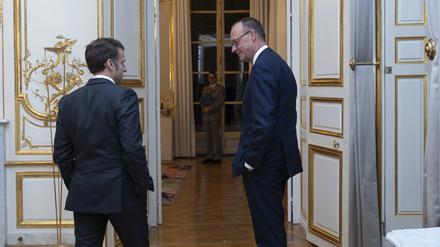 Neues Power-Duo? Frankreichs Präsident Macron hat Friedrich Merz bereits drei Tage nach dessen Wahlsieg in Paris empfangen.