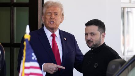 Donald Trump und Selenskyj. 