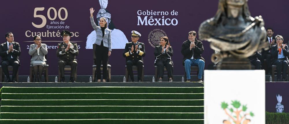 Mexiko hält den letzten Azteken-Herrscher für einen Helden gegen die Fremdherrschaft - nun hat das Land mit Donald Trump zu kämpfen.