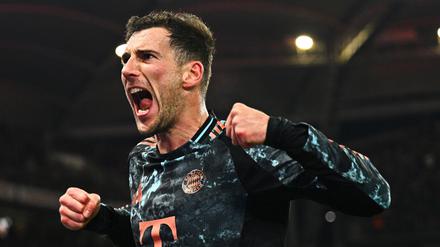 Traf nach einem dicken Patzer der VfB-Defensive: Bayerns Leon Goretzka.