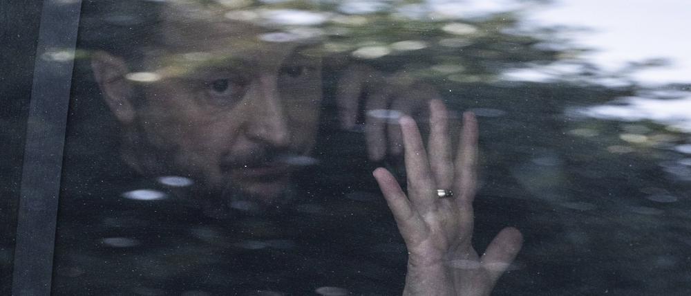 Wolodymyr Selenskyj bei der Abfahrt vom Weißen Haus.