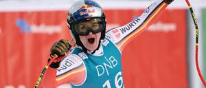 Am Freitag Zweite, am Samstag Erste: Emma Aicher brilliert beim Weltcup in Kvitfjell.