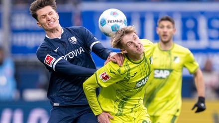 Von Beginn an zeigte sich zwischen Bochum und Hoffenheim eine umkämpfte Partie. 