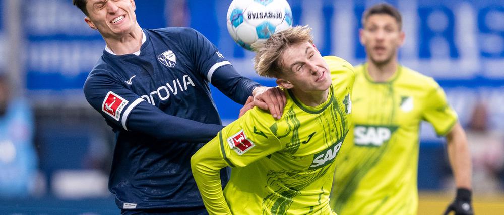 Von Beginn an zeigte sich zwischen Bochum und Hoffenheim eine umkämpfte Partie. 