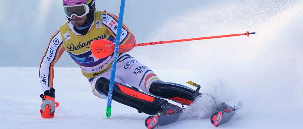 Slalom-Spezialist Linus Straßer schied im slowenischen Kranjska Gora früh aus.