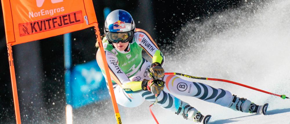 Dämpfer nach den großen Erfolgen der Vortage: Im Super-G schied Emma Aicher aus.