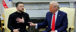Zwei auf Konfrontationskurs: Donald Trump und Wolodymyr Selenskyj.