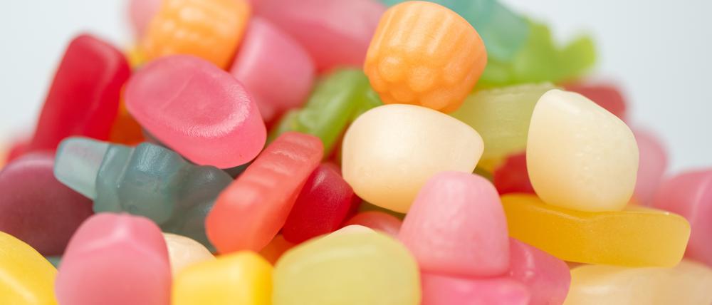 Verschiedene Fruchtgummis der Marke Katjes. 