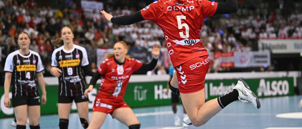 Antje Döll war Ludwigsburgs beste Werferin.