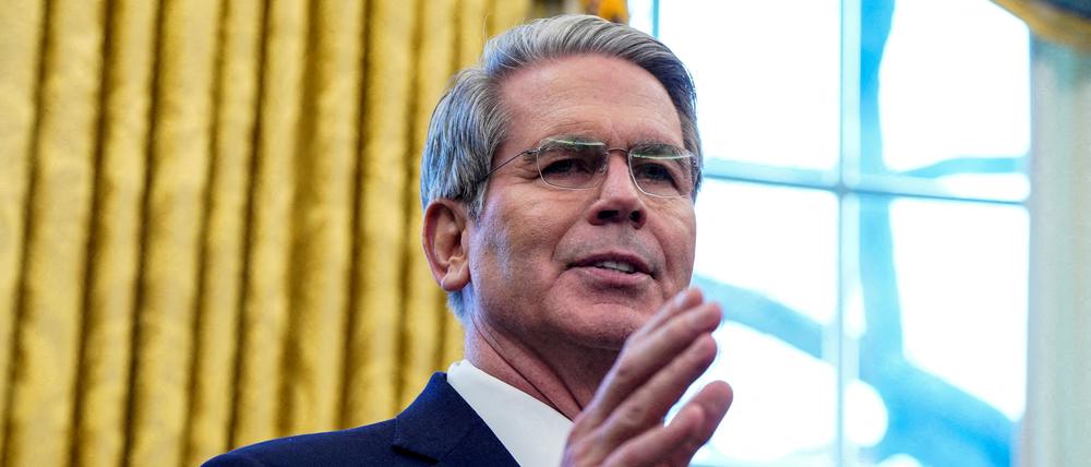 US-Finanzminister Scott Bessent am 3. Februar im Weißen Haus (Archivbild).