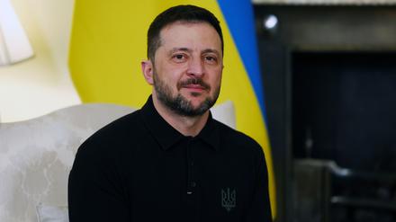 Präsident Wolodymyr Selenskyj in London.