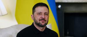 Präsident Wolodymyr Selenskyj in London.