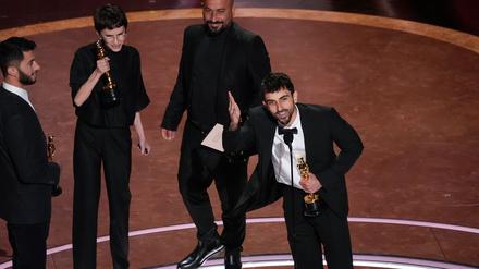 Das palästinensisch-israelische Kollektiv rund um Yuval Abraham gewann einen Oscar für den Dokumentarfilm „No Other Land“. 