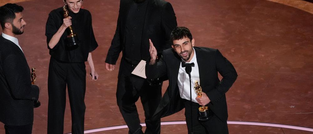 Das palästinensisch-israelische Kollektiv rund um Yuval Abraham gewann einen Oscar für den Dokumentarfilm „No Other Land“. 