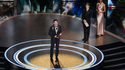 Adrien Brody bedankte sich ausführlich auf der Oscar-Bühne. 