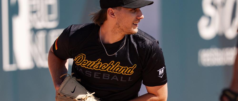 Spielt für Deutschland Baseball: Jaden Agassi, der Sohn von Steffi Graf und Andre Agassi.