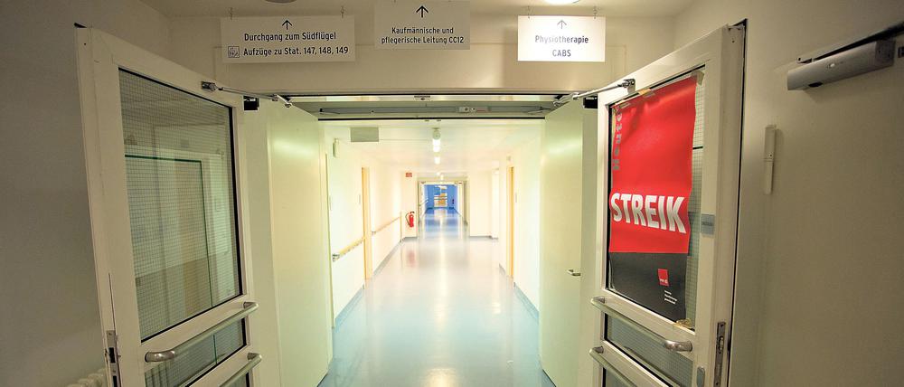 Verdi ruft zum Streik auch in Kliniken auf.