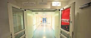 Verdi ruft zum Streik auch in Kliniken auf.