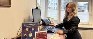 Angelina B. (21) ist im dritten Lehrjahr bei Hahn Bestattungen.