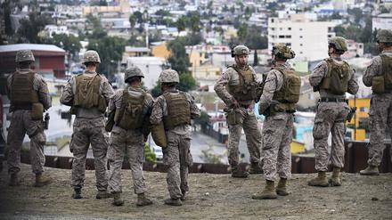 Noch stehen US-Soldaten an der Grenze zu Mexiko – bald vielleicht dahinter?