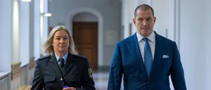 Haben sich nach eigener Aussage mit der Isu geeinigt: Claudia Pechstein und ihr Lebensgefährte Matthias Große.