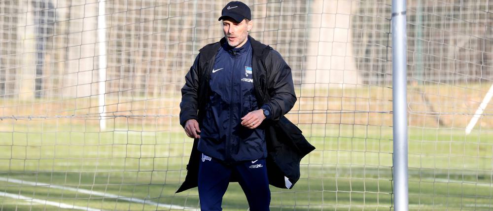 Herthas Trainer Stefan Leitl.