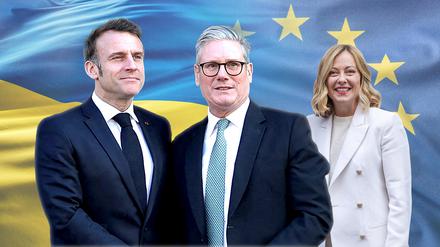 Nach dem Eklat im Weißen Haus. Könnten jetzt die Staatschefs von Frankreich, Großbritannien und Italien Europas neues, wichtiges Trio werden?