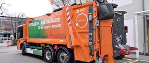 Ein Wagen der Stadtentsorgung Potsdam GmbH (Step).