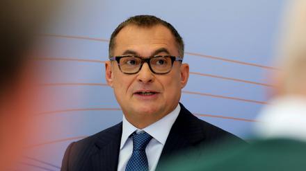 Joachim Nagel bei der Bilanzpressekonferenz der Deutschen Bundesbank Ende Februar: Der Notenbank-Präsident fordert schon lange eine Reform der Schuldenbremse.