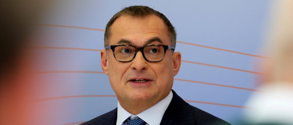Joachim Nagel bei der Bilanzpressekonferenz der Deutschen Bundesbank Ende Februar: Der Notenbank-Präsident fordert schon lange eine Reform der Schuldenbremse.