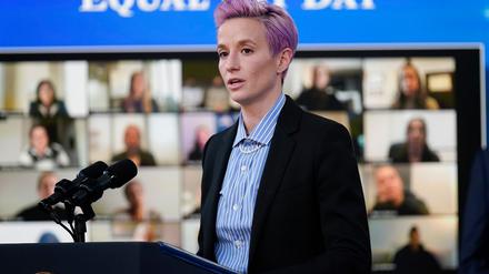 Die ehemalige US-Fußballerin Megan Rapinoe ist Vorreiterin im Kampf um Geschlechtergerechtigkeit. 