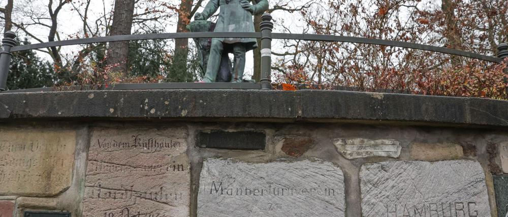 Die Grünen sehen das Denkmal für Friedrich Ludwig Jahn in der Hasenheide kritisch. (Archivbild)