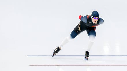 Claudia Pechstein bestritt 2022 ihre letzten Olympischen Spiele.