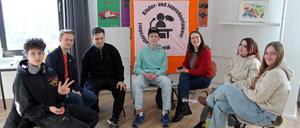 Abgeordnete des Kinder- und Jugendparlaments Marzahn-Hellersdorf